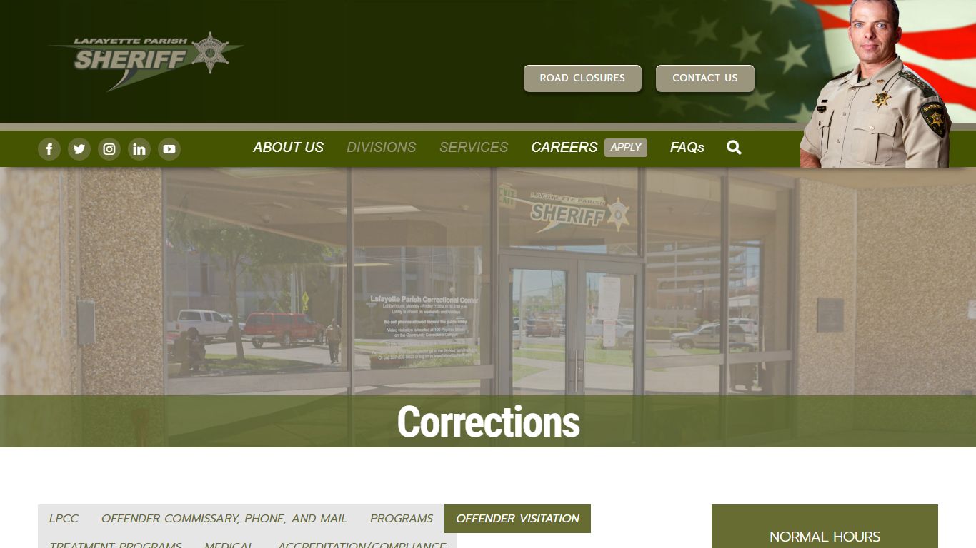 Offender Visitation | Lafayette Parish Sheriff's Office